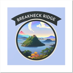 Retro Vintage Breakneck Ridge with Capturing the Beauty of Nature Rainbow Posters and Art